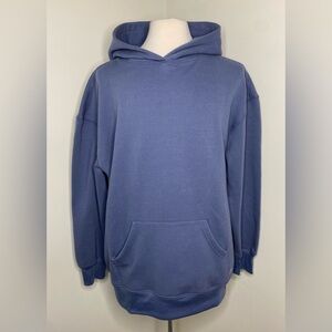 Fundamental Coast Mens XL Indigo Hoodie Pullover Hooded Sweatshirt